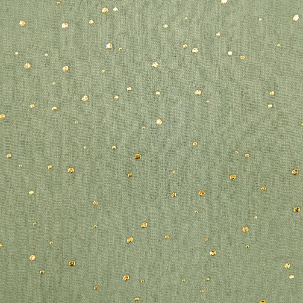 Double gaze jade confettis doré - Image 3
