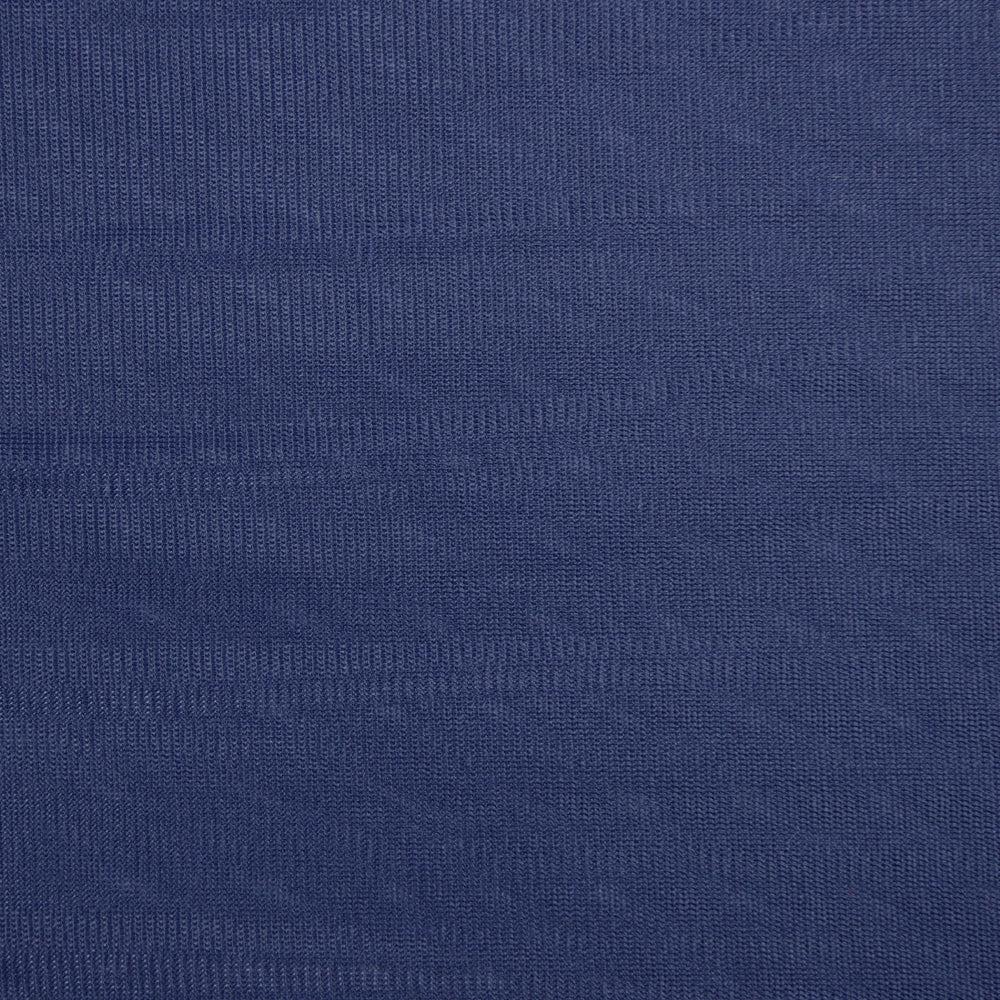 Doublure Maille bleu foncé au mètre - Image 3