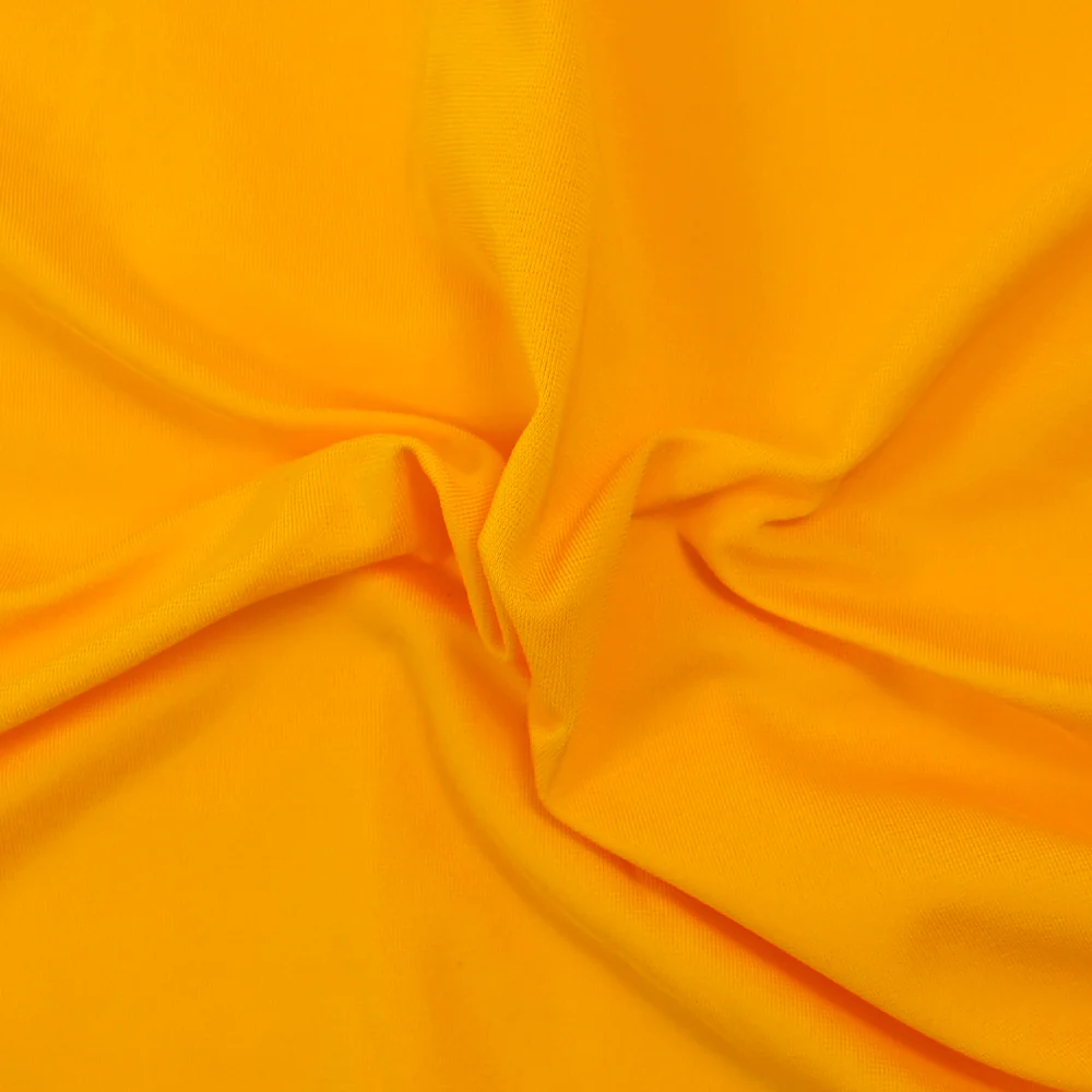 Doublure maille viscose jaune soleil - Image 3
