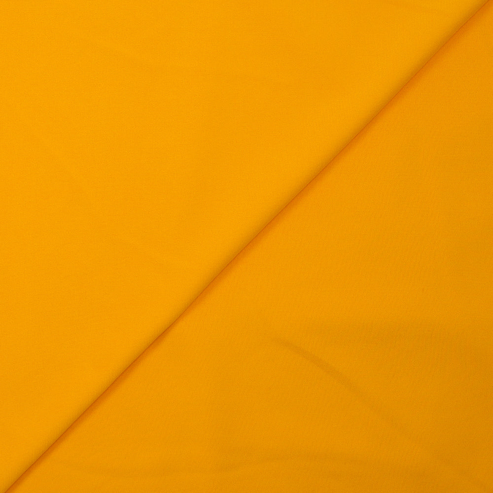 Doublure maille viscose jaune soleil - Image 4