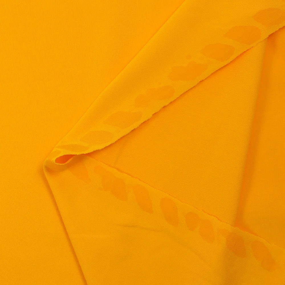 Doublure maille viscose jaune soleil - Image 5