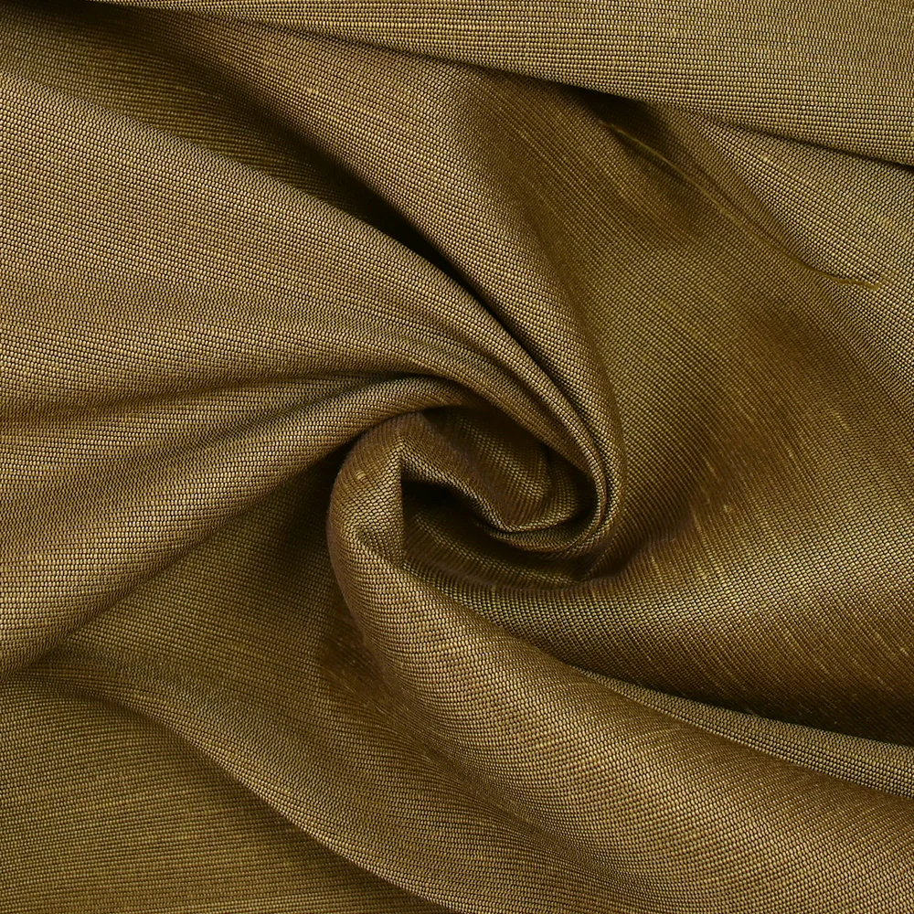 Doupion de polyviscose ocre - Image 2