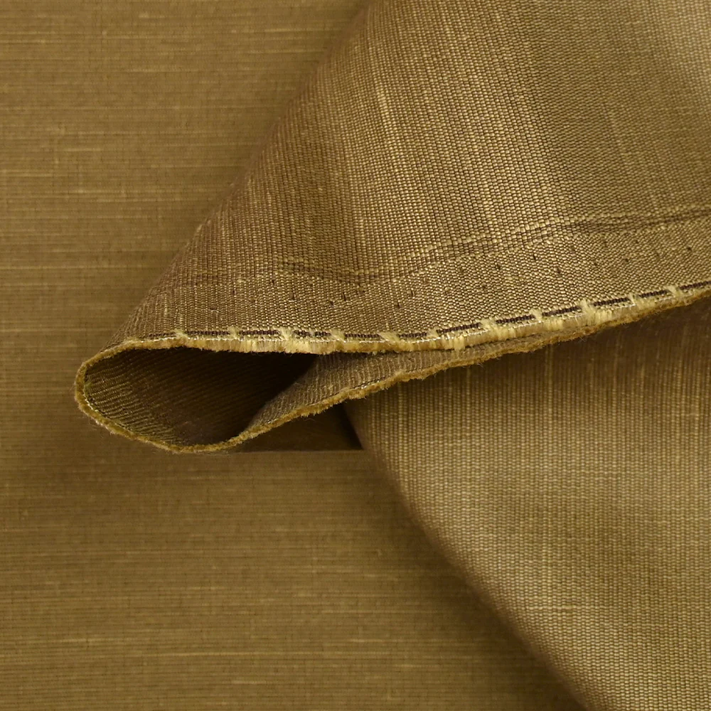 Doupion de polyviscose ocre - Image 3