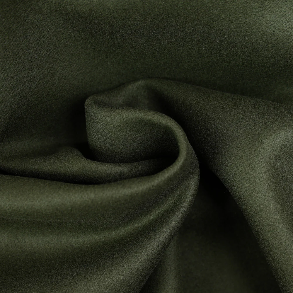 Drap de laine 100% kaki - Image 2