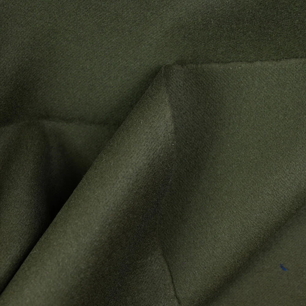 Drap de laine 100% kaki - Image 3