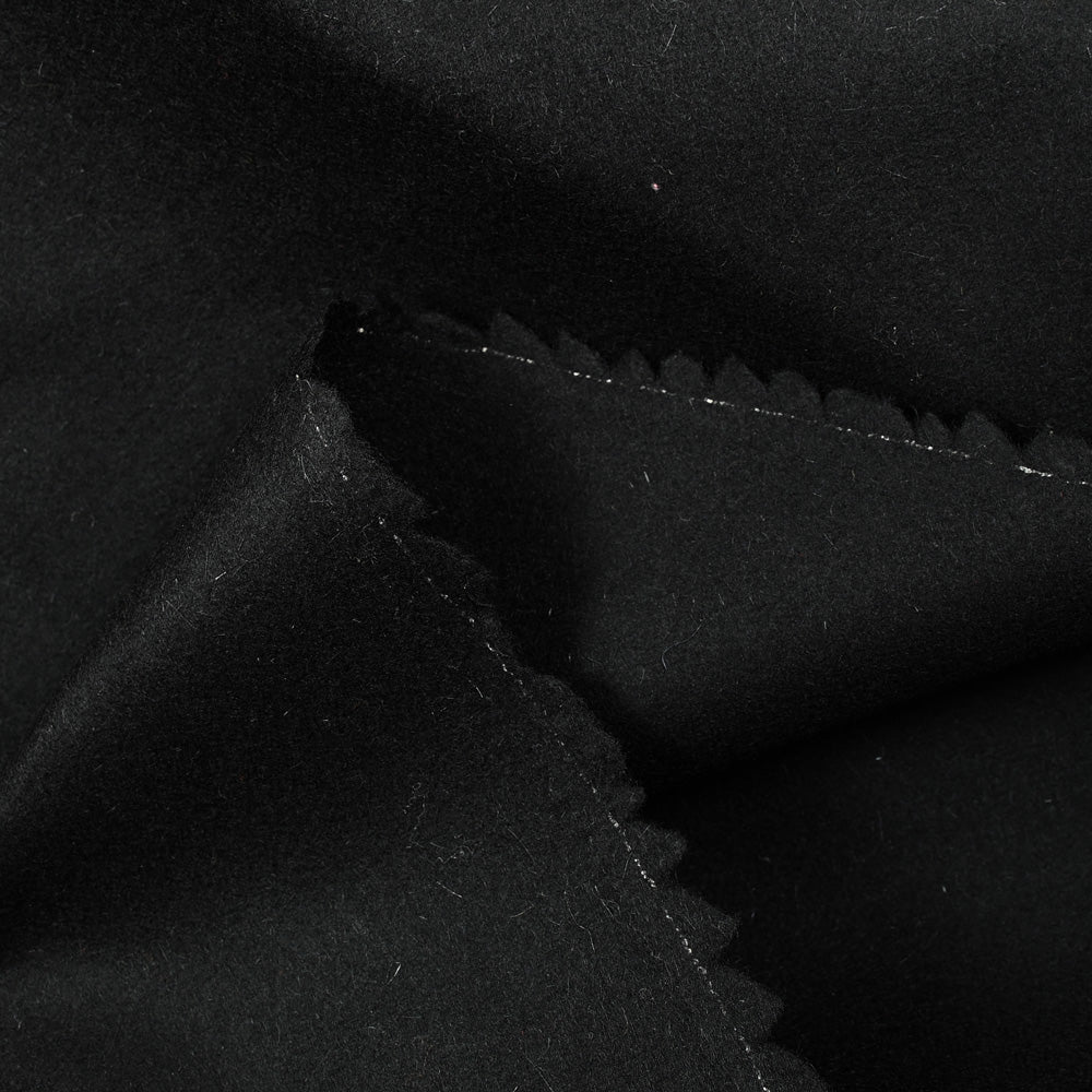 Drap de laine 100% noir - Image 3