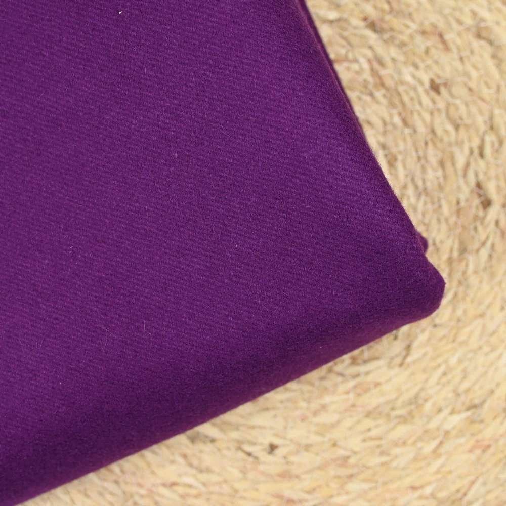 Drap de laine 100% violet