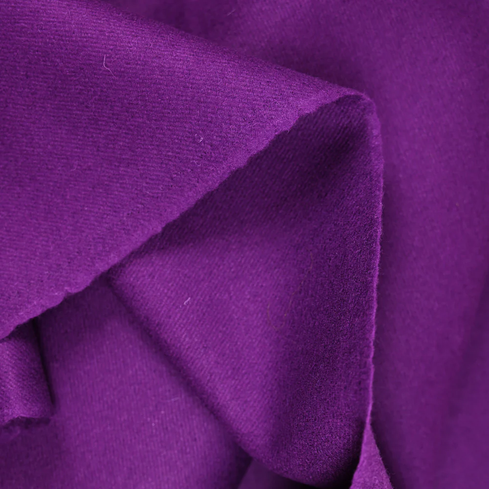 Drap de laine 100% violet - Image 3