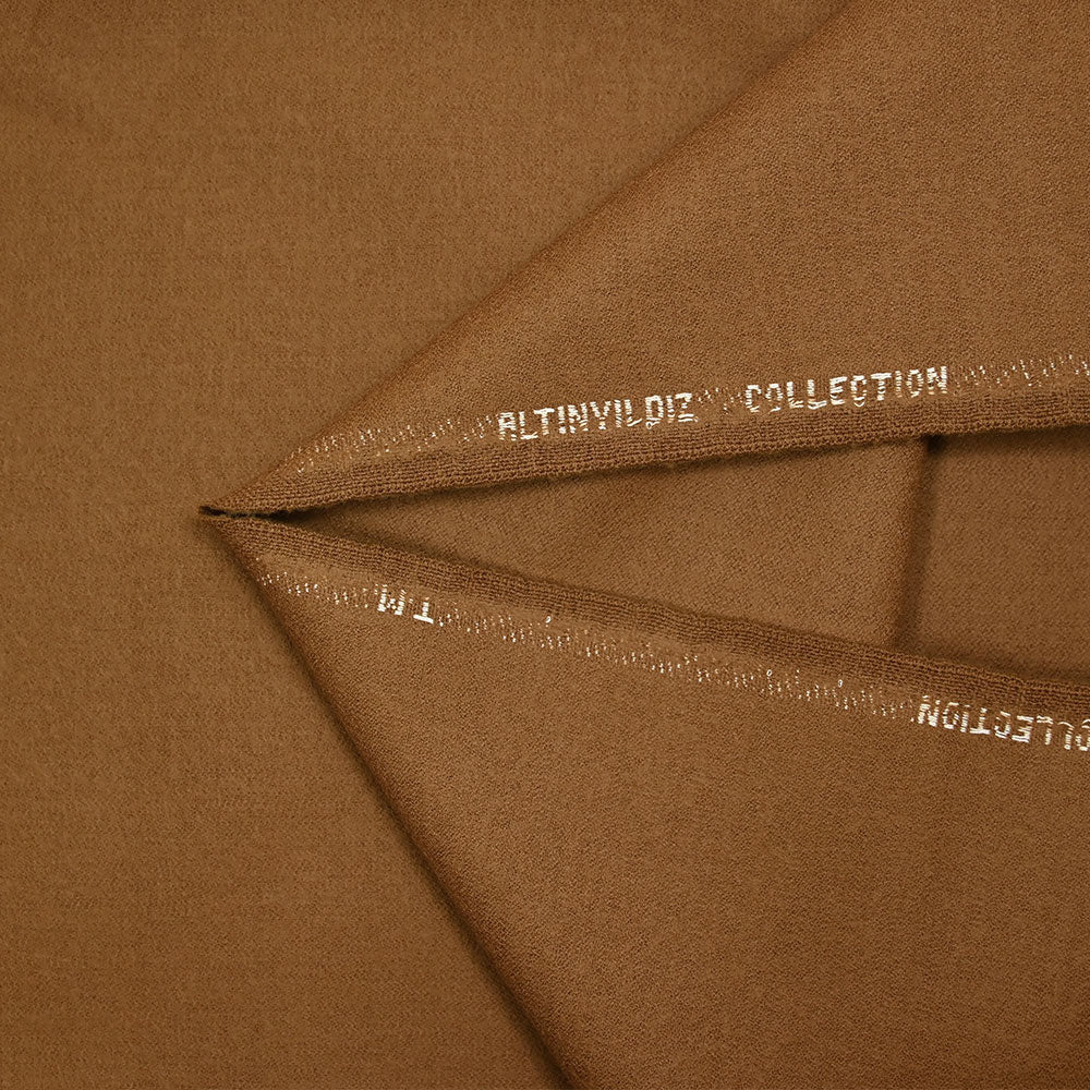 Drap de laine mélangée fin camel - Image 3