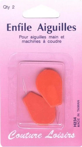 Enfile aiguilles avec support plastique X2