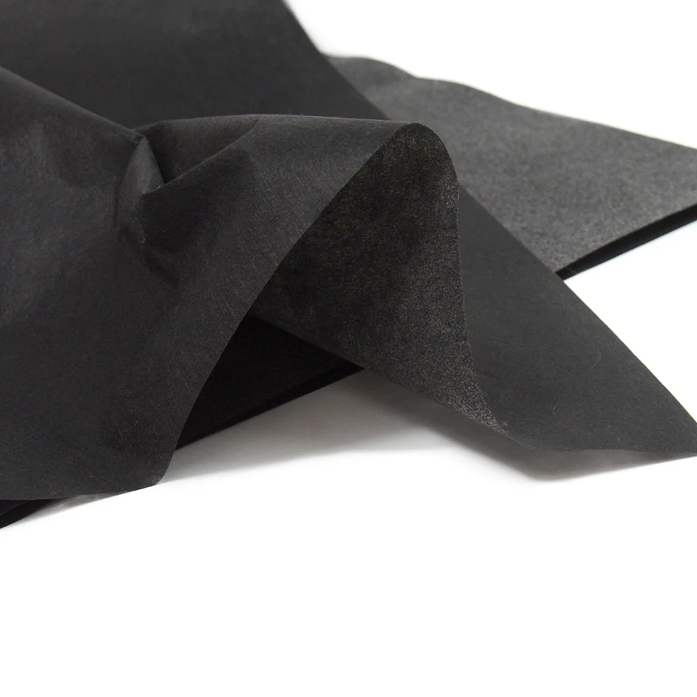 Percale thermocollant ferme noir au mètre - Image 3
