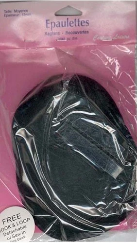 Epaulettes raglans noires - Image 3