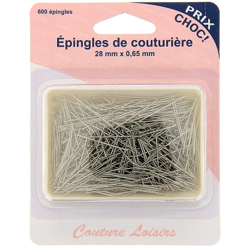 Épingles de couturière - 600 épingles