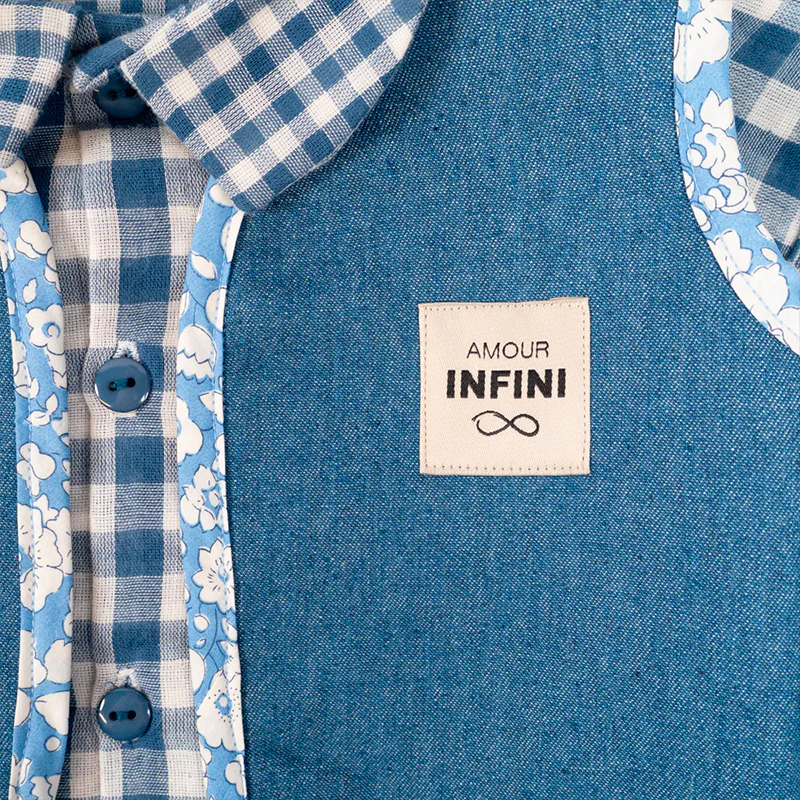 Étiquettes tissées  "Amour infini" x 5 - Image 3