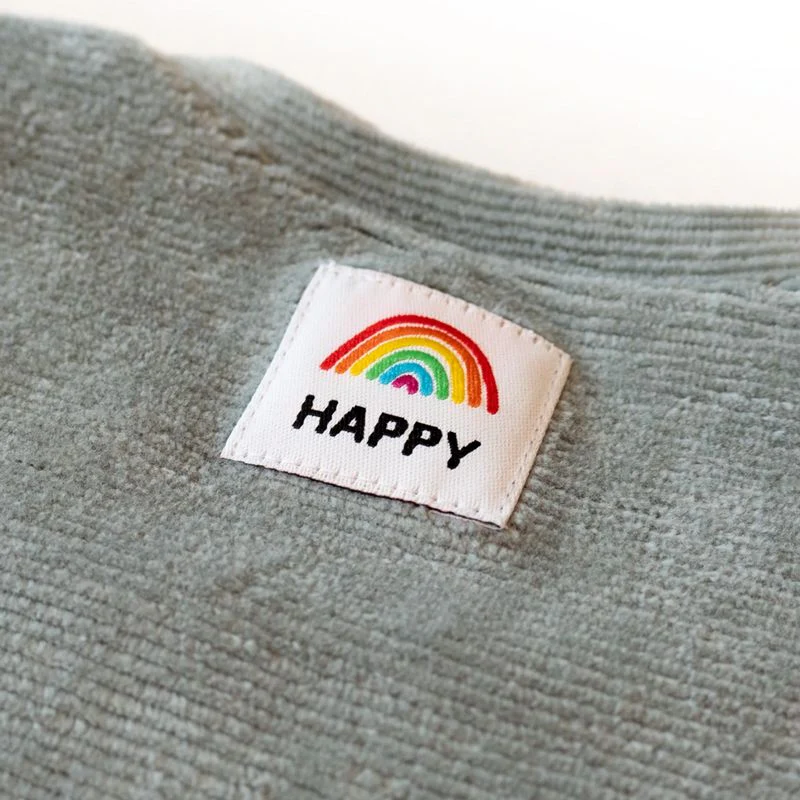 Étiquettes tissées  "Happy " x 5 - Image 3