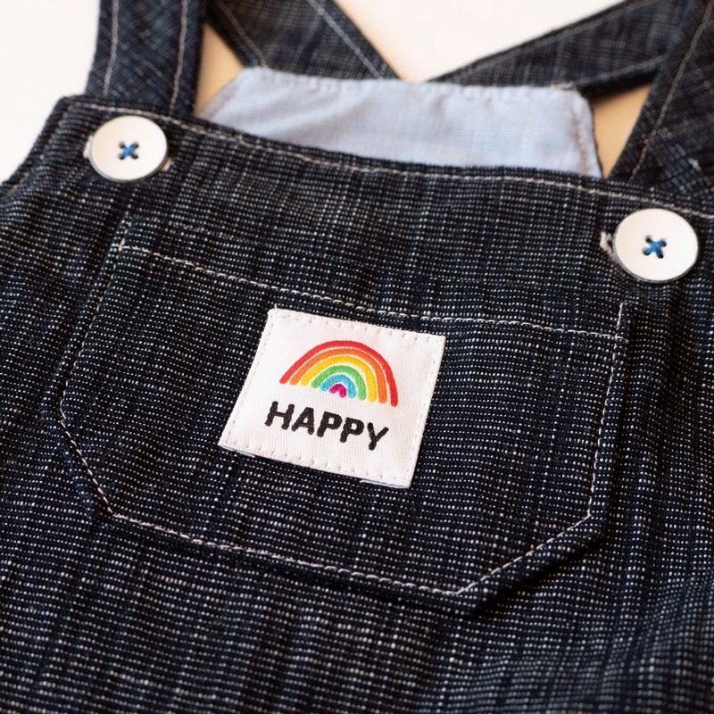 Étiquettes tissées  "Happy " x 5 - Image 4