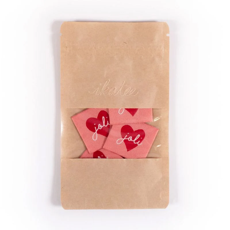 Étiquettes tissées  "Joli Coeur" x 5 - Image 2
