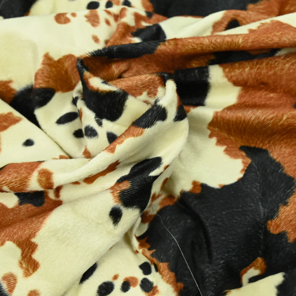 Fausse fourrure poils mi-longs vache cowboy - Image 2