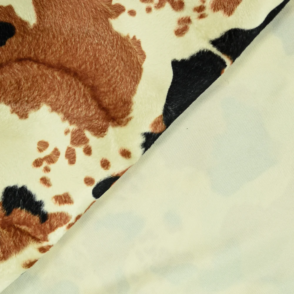Fausse fourrure poils mi-longs vache cowboy - Image 4