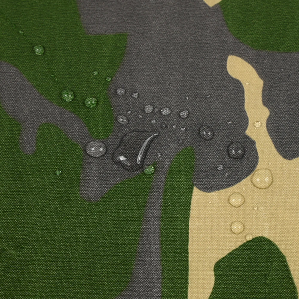 Polyester imperméable camouflage kaki - Image 3