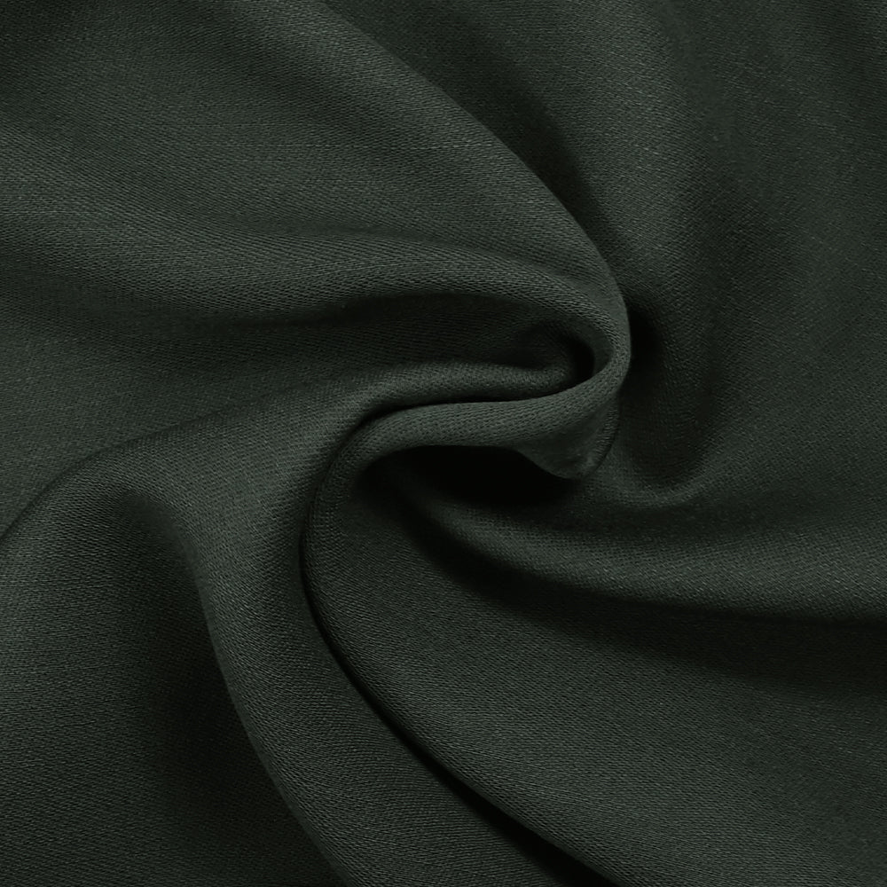 Gabardine de laine mélangée vert militaire - Image 2