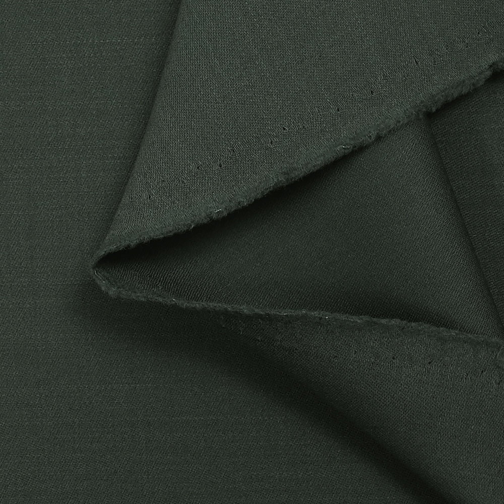 Gabardine de laine mélangée vert militaire - Image 3