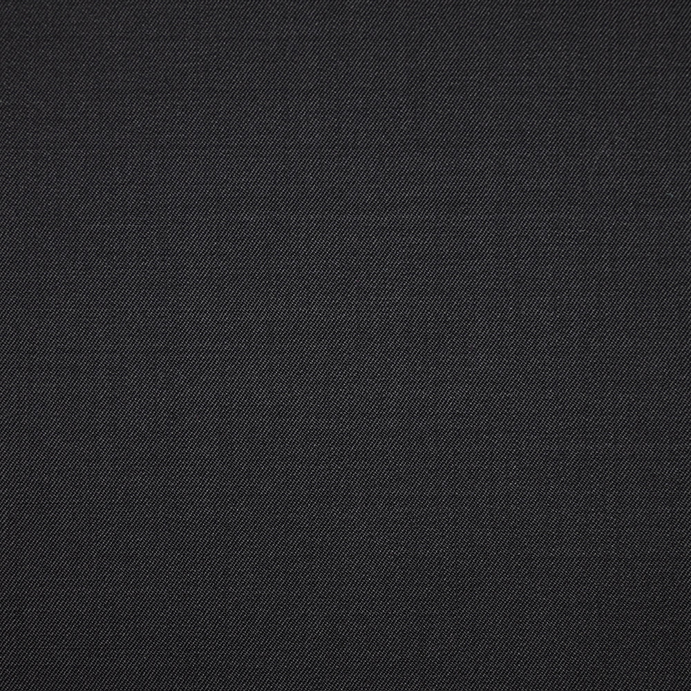 Gabardine de laine vierge noir - Image 4