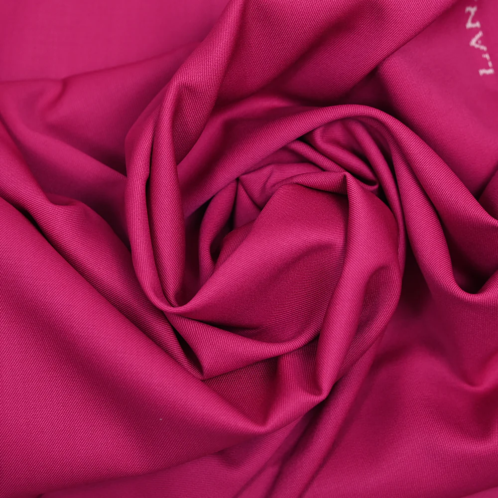Gabardine de laine vierge rose fuchsia - Image 2