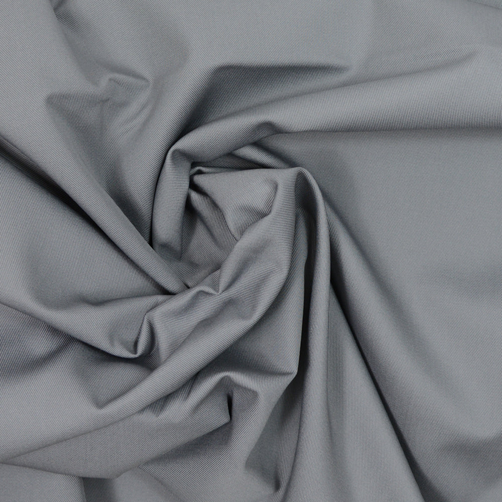 Gabardine polycoton gris - Image 2