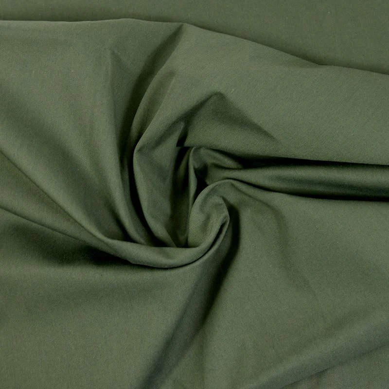 Gabardine polycoton sergé kaki - Image 2