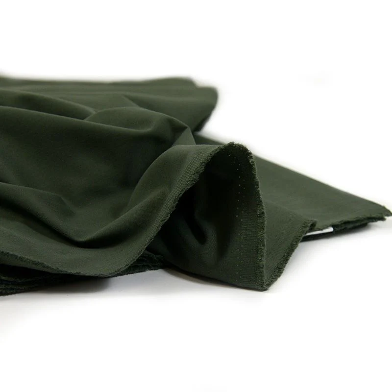 Gabardine polycoton sergé kaki - Image 4