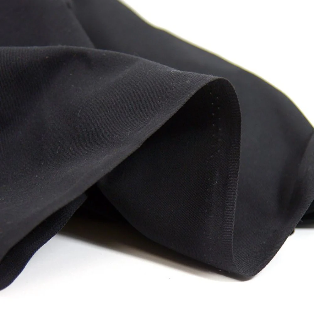 Gabardine polycoton sergé noir - Image 4