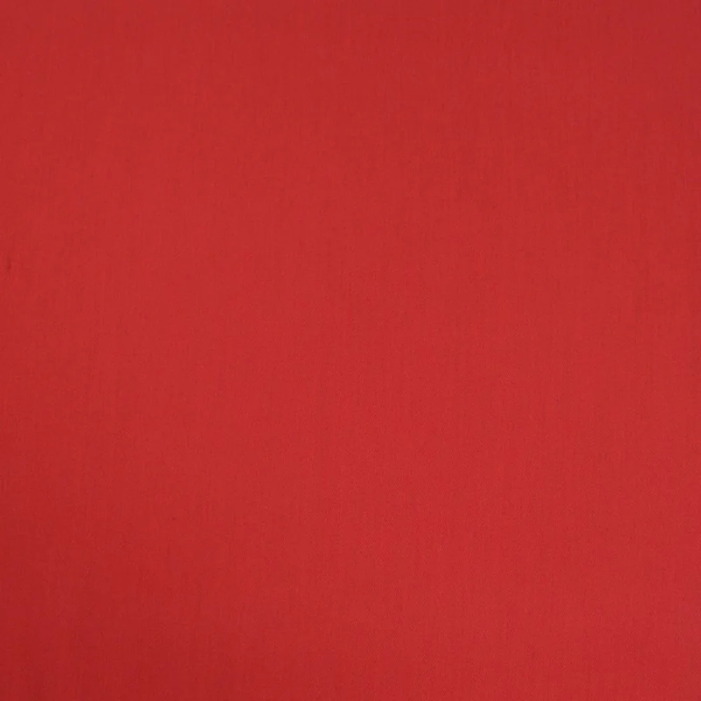 Gabardine polycoton sergé rouge - Image 3