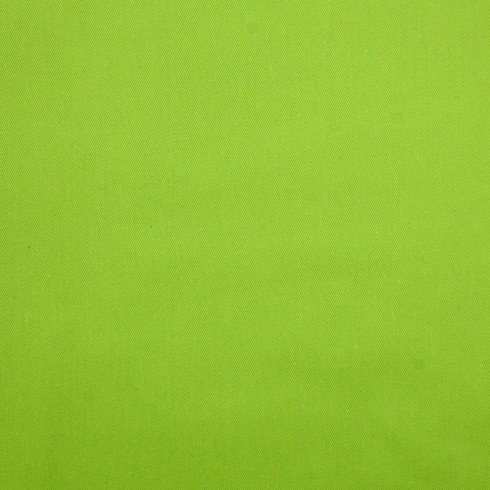Gabardine polycoton sergé vert pomme - Image 3