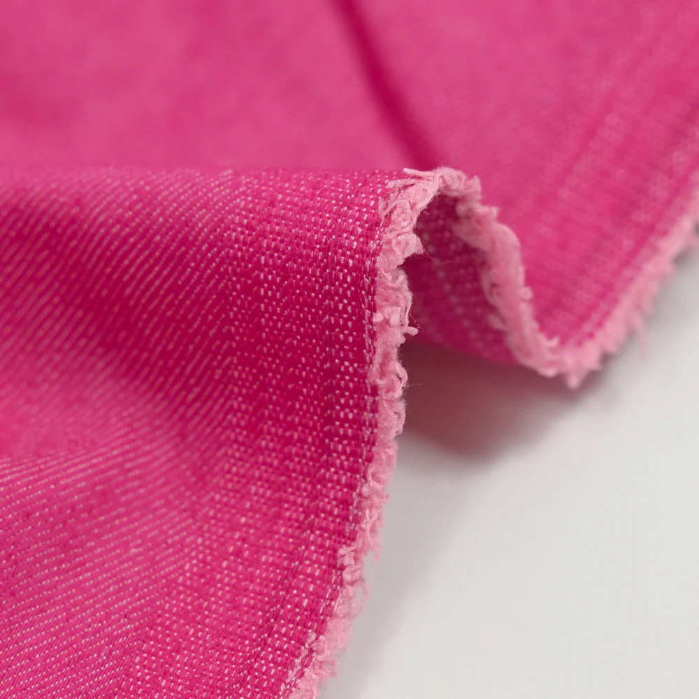 Jean's coton souple Dany fuchsia - Image 4