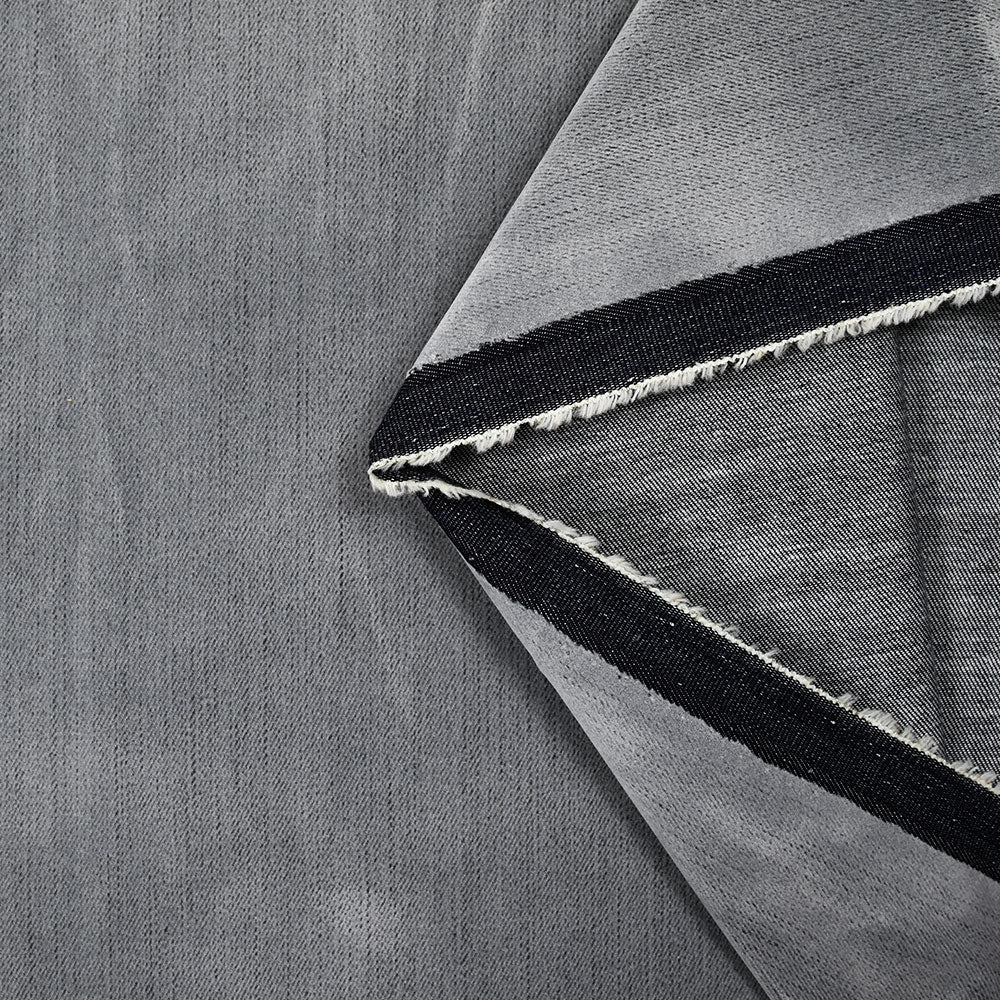 Jean's coton velours gris - Image 3