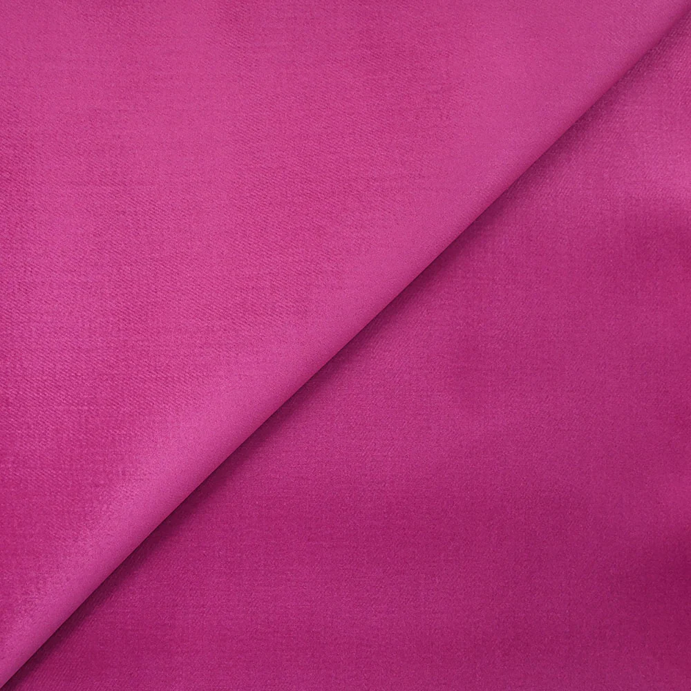 Jean's coton velours rose fushia