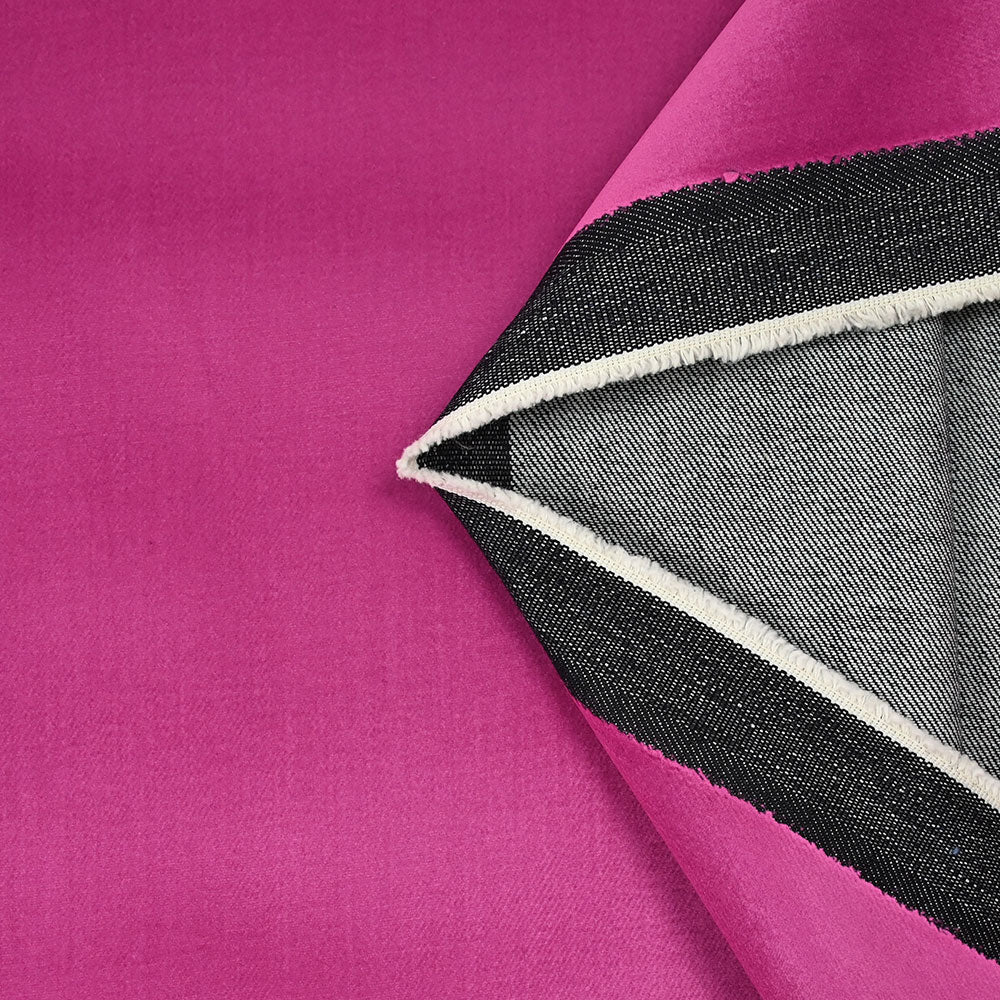 Jean's coton velours rose fushia - Image 3