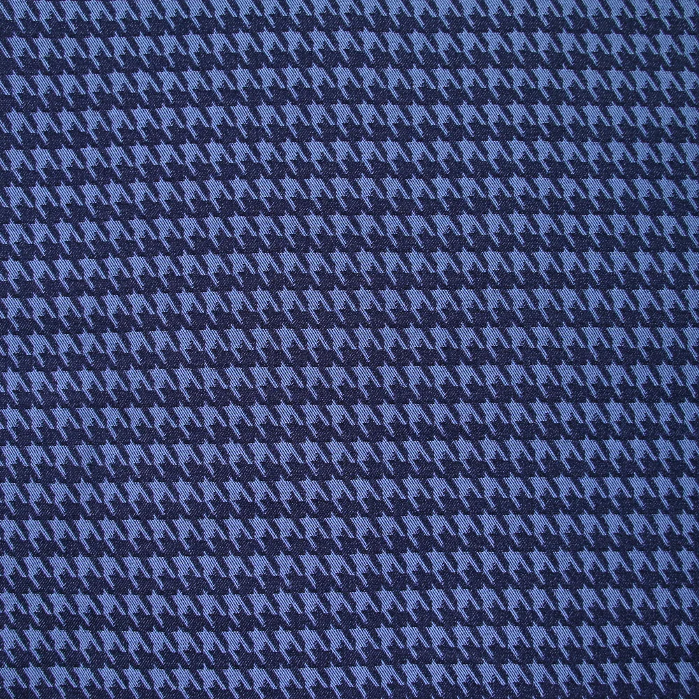 Jacquard polyviscose pied de poule marine