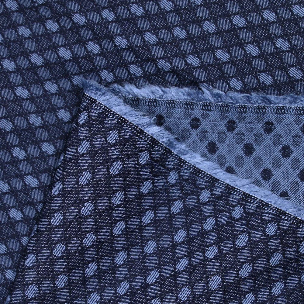 Jacquard polyviscose symphonie fond marine - Image 6