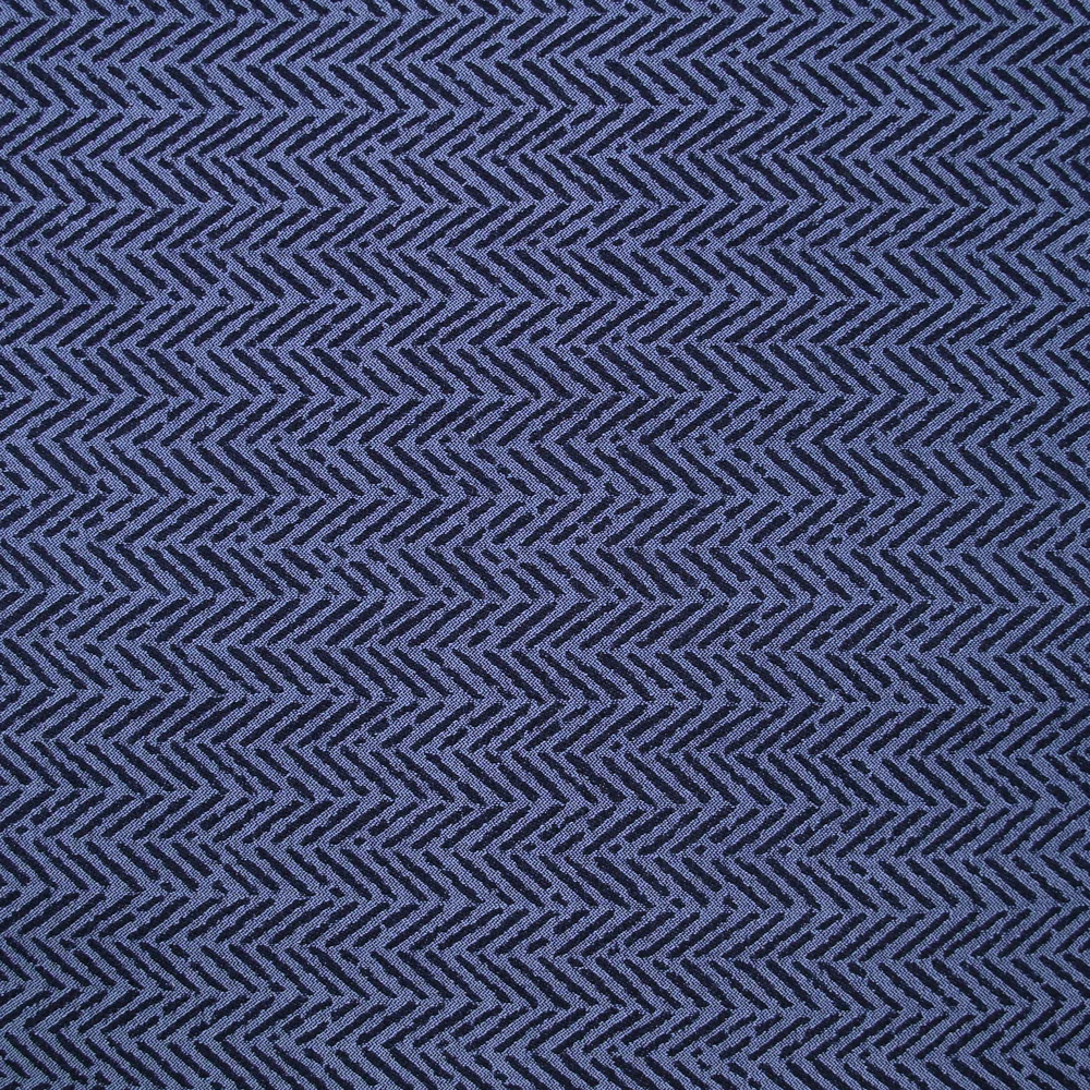 Jacquard polyviscose trait fond marine