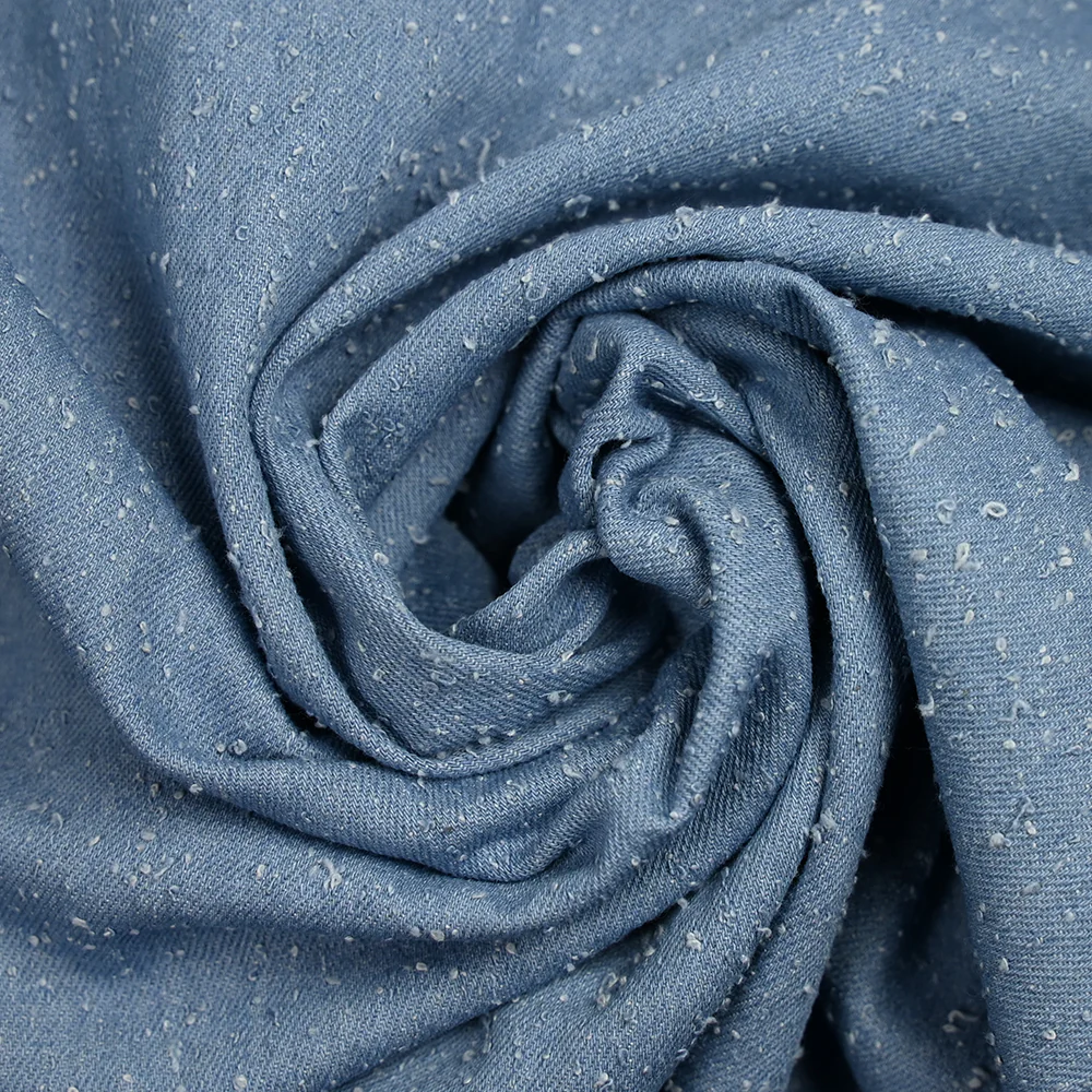 Jean's polycoton moucheté fond bleu clair - Image 2