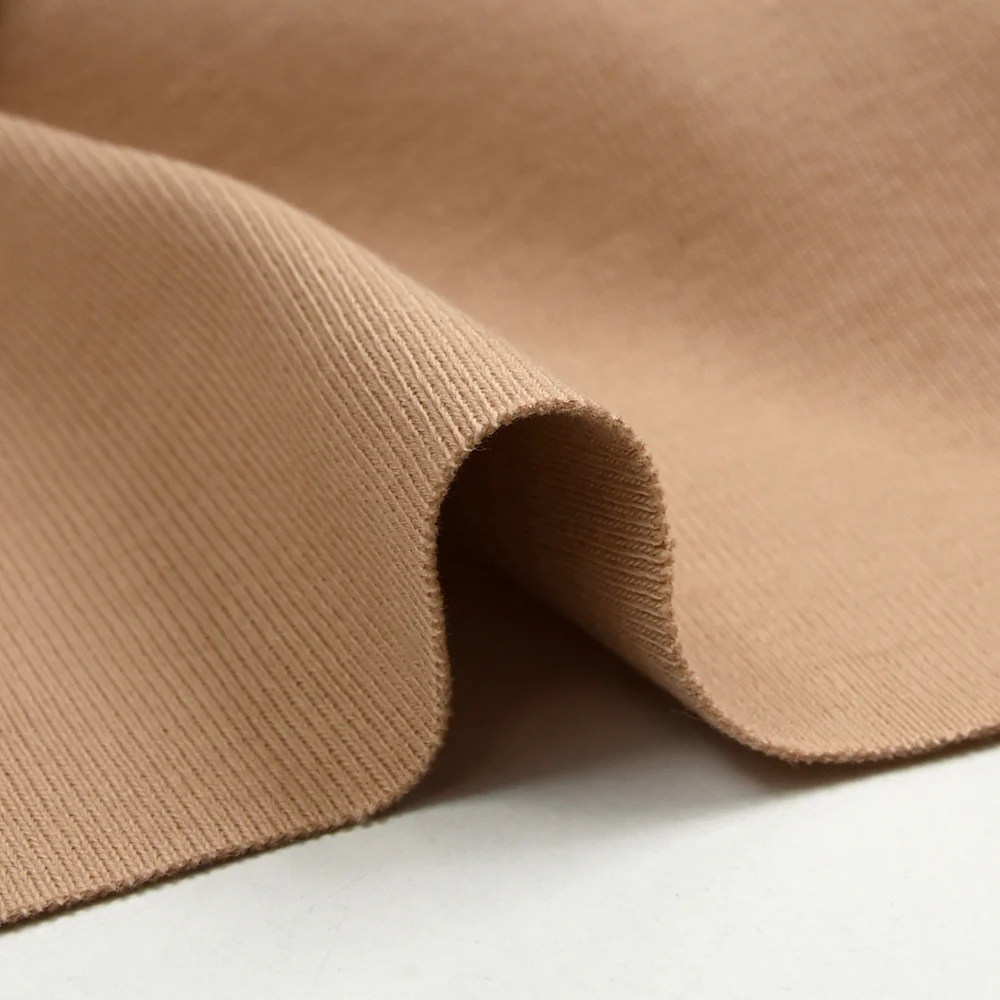 Jersey bord-côte tubulaire lourd beige - Image 6