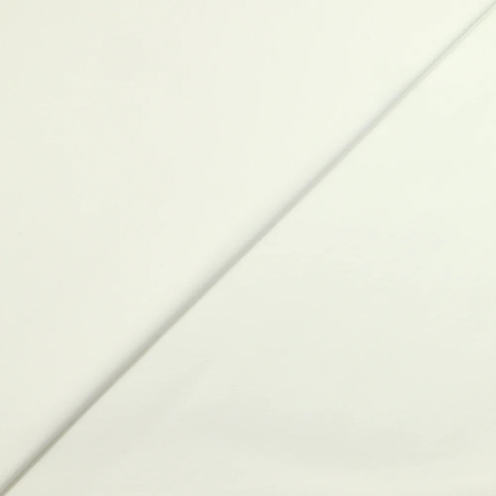 Jersey coton Bio blanc cassé