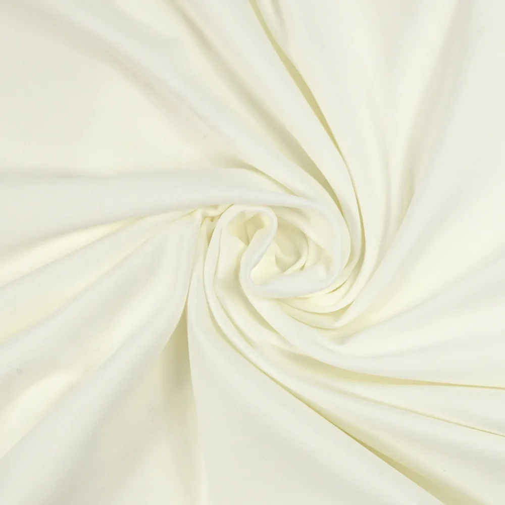 Jersey coton Bio blanc cassé - Image 2