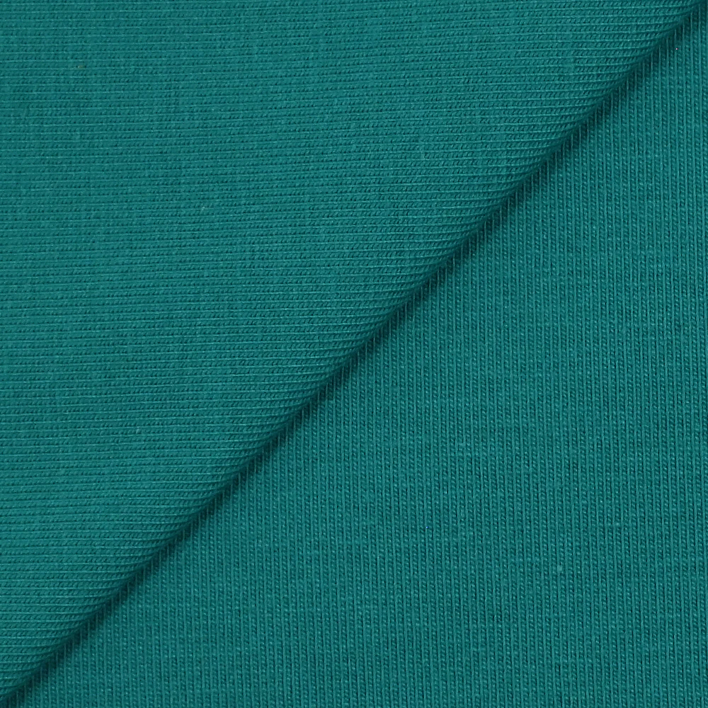 Jersey coton Bio bleu canard - Image 3