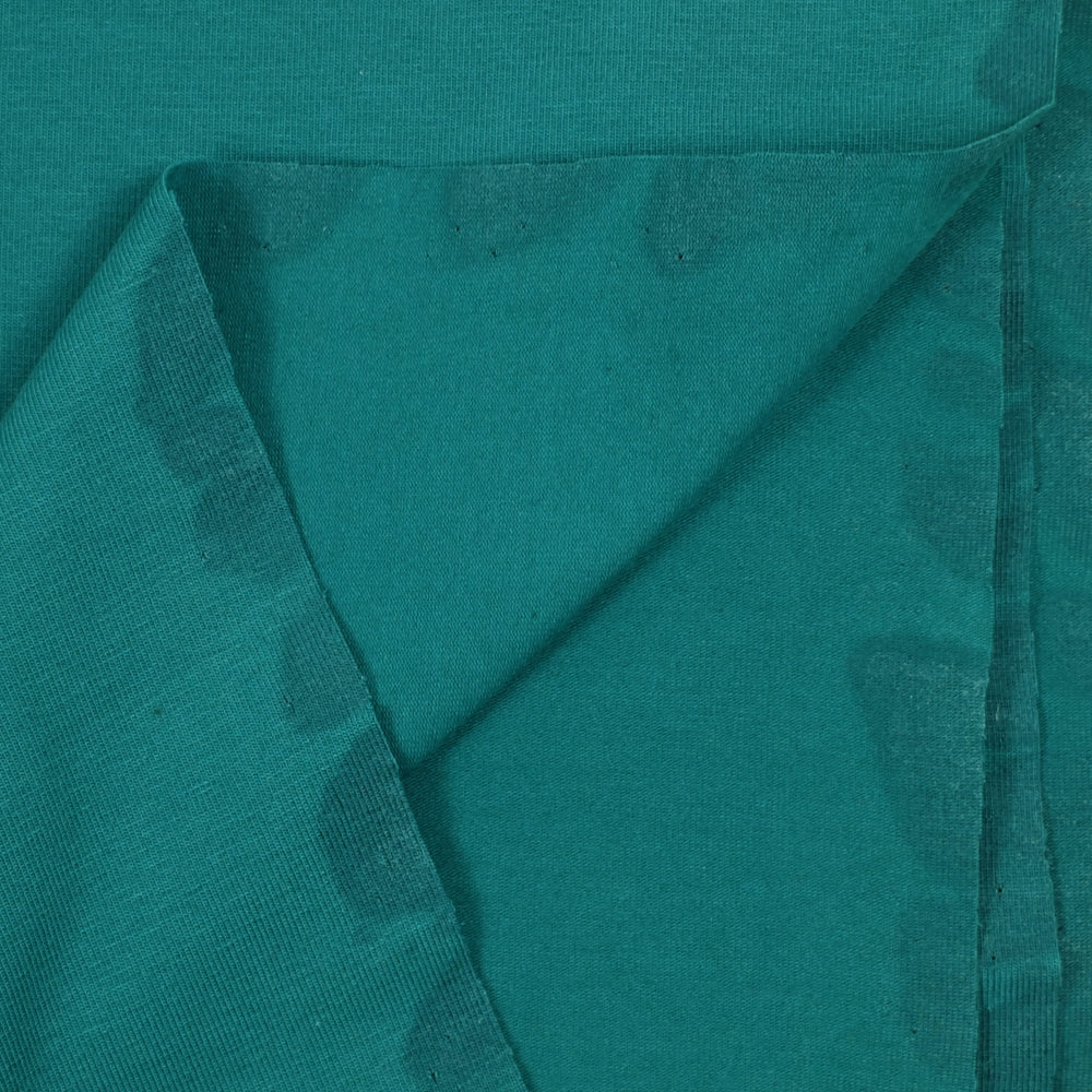 Jersey coton Bio bleu canard - Image 4