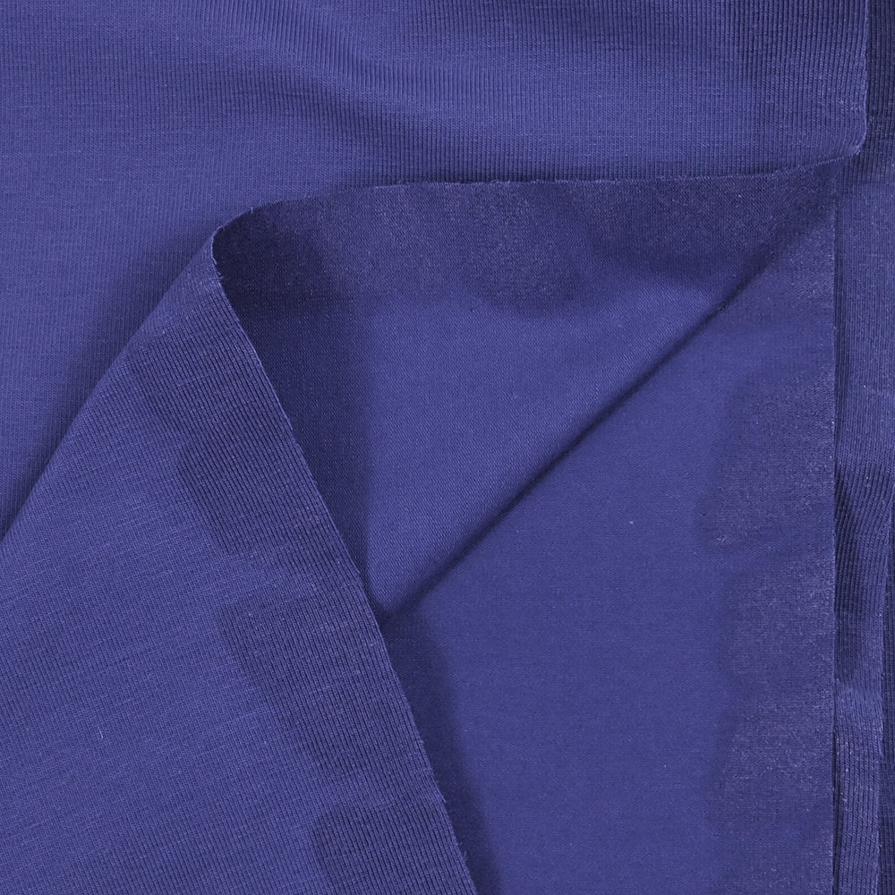 Jersey coton Bio bleu indigo - Image 4