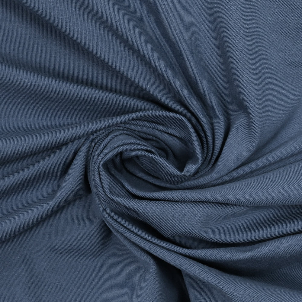 Jersey coton Bio bleu jeans - Image 2