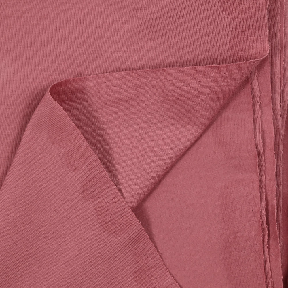 Jersey coton Bio bois de rose - Image 4